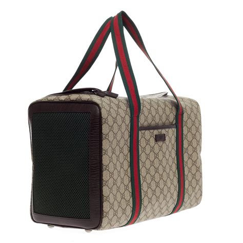 gucci dog carrier replica|gucci dog carrier for sale.